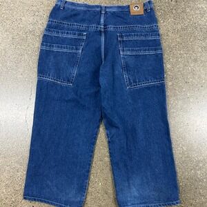 Vintage 90s JNCO Style Baggy Wide Leg Jeans (Size 36x28) Y2K Skate